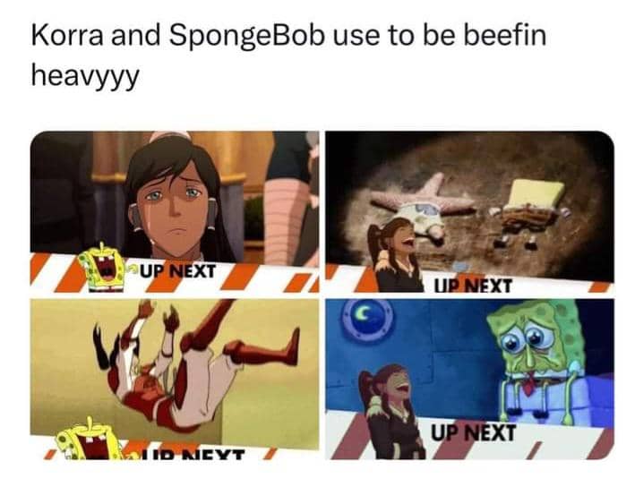 meme SpongeBob tentang orang emosian