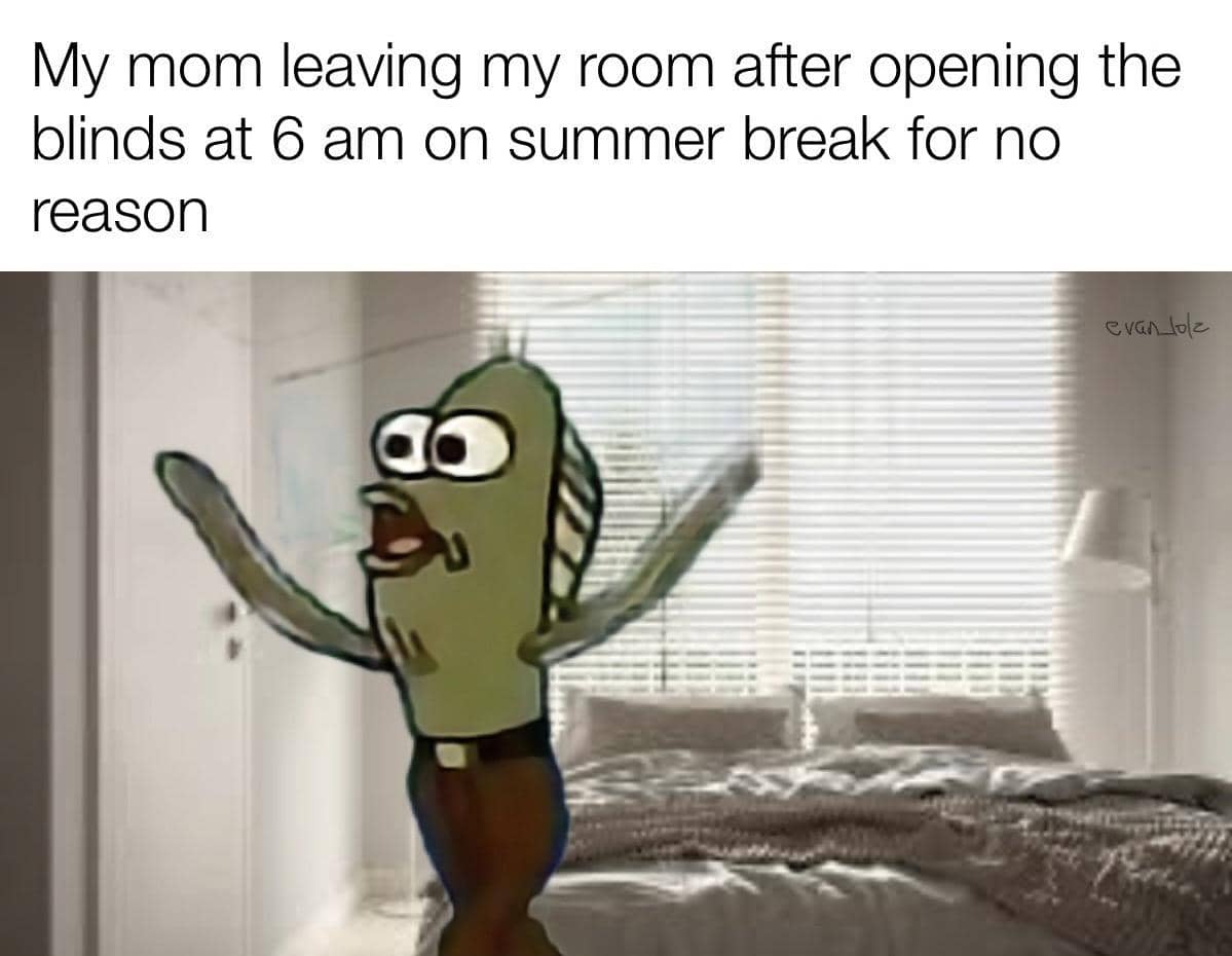 meme SpongeBob tentang orang emosian