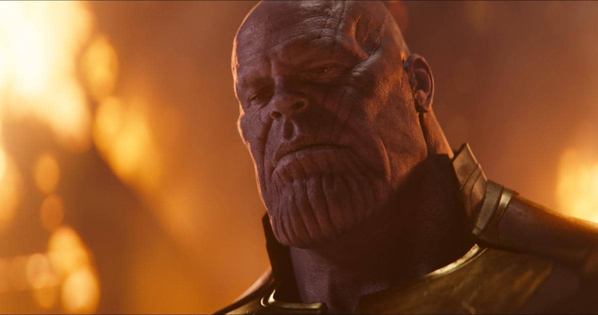 Cuplikan adegan dari film Avengers: Infinity War, film superhero produksi Marvel Studios yang melibatkan para Avengers.