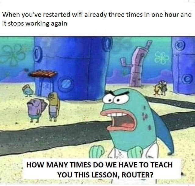 meme SpongeBob tentang orang emosian