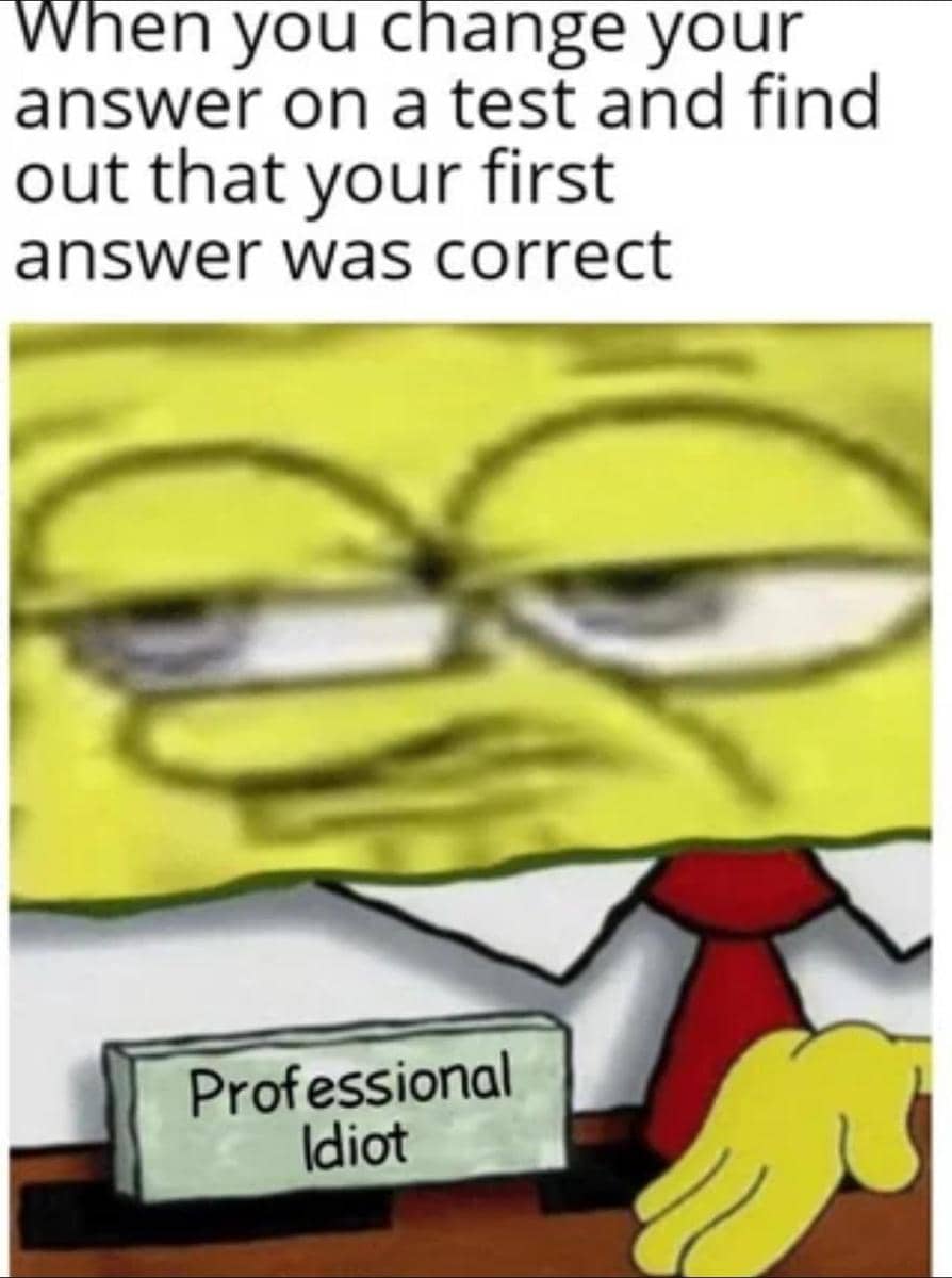 meme SpongeBob tentang percaya diri