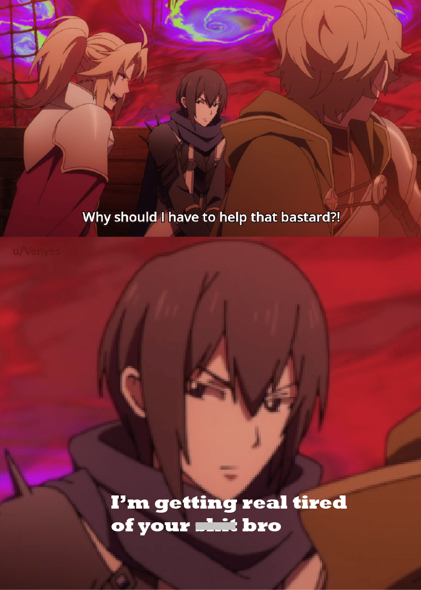 meme anime tentang orang emosian