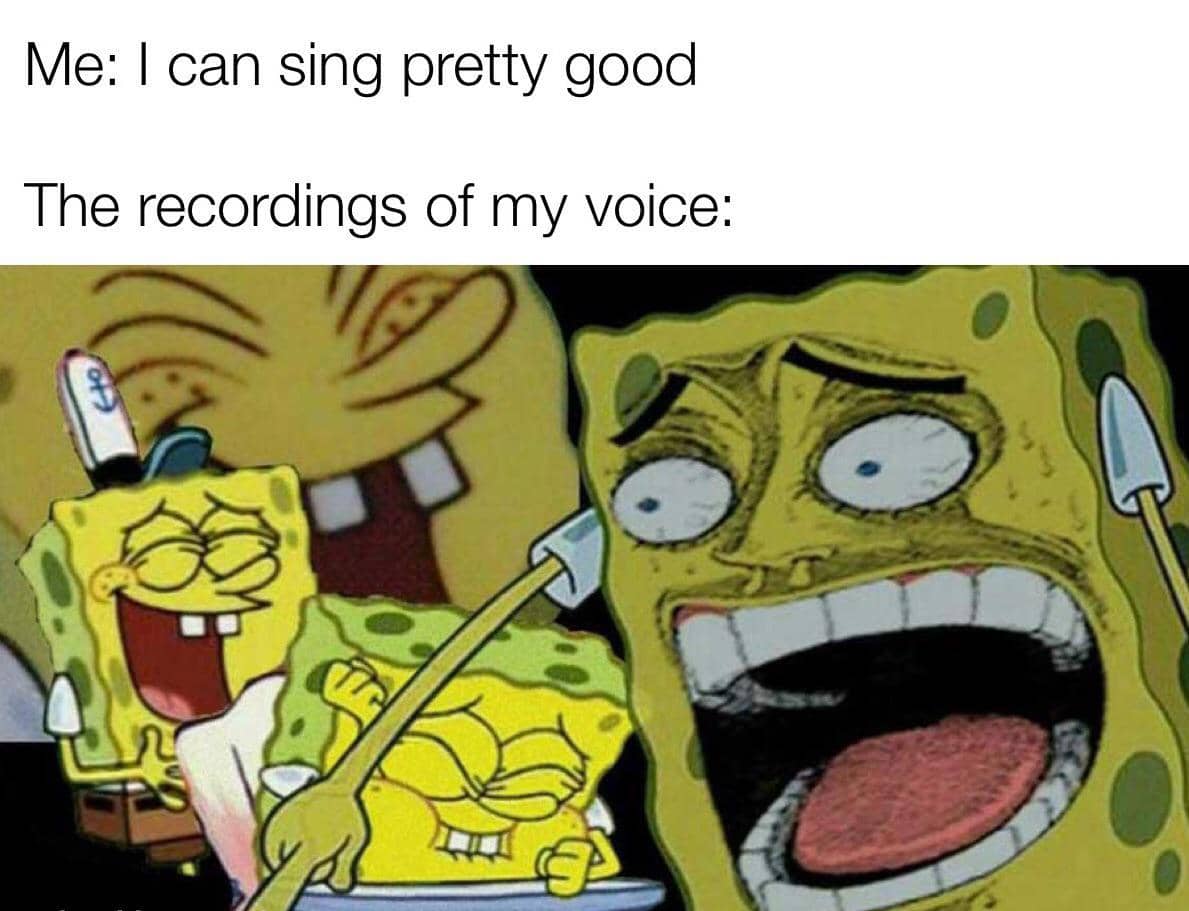 meme SpongeBob tentang percaya diri
