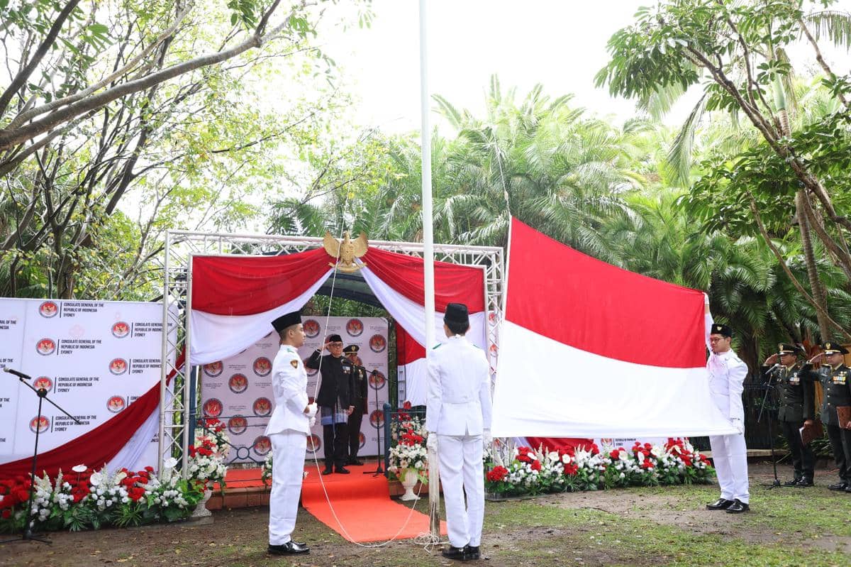 Masyarakat Indonesia di Sydney Peringati HUT ke-81 RI.