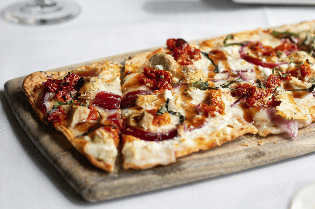 Resep Grilled Chicken Flatbread atau Roti Flatbread Isi Ayam Panggang