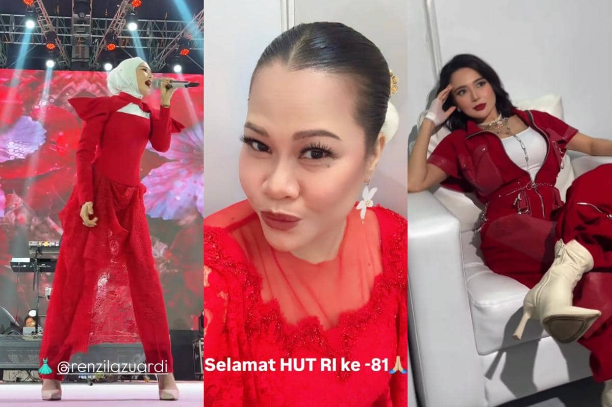 3 Inspirasi Gaya Seleb di Panggung Harmoni Nusantara, Merah Putih Vibe