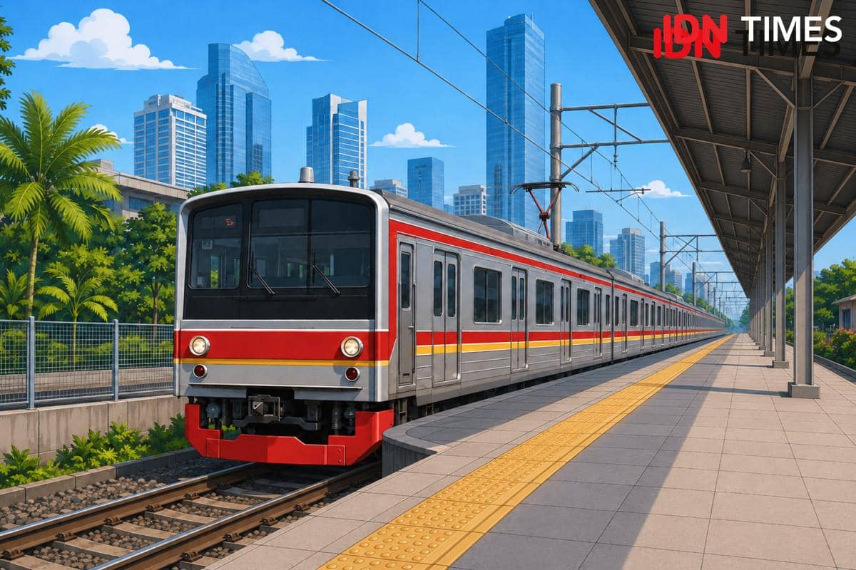 KAI Klarifikasi Sosok di Balik Gambar Mirip Seskab Teddy di KRL