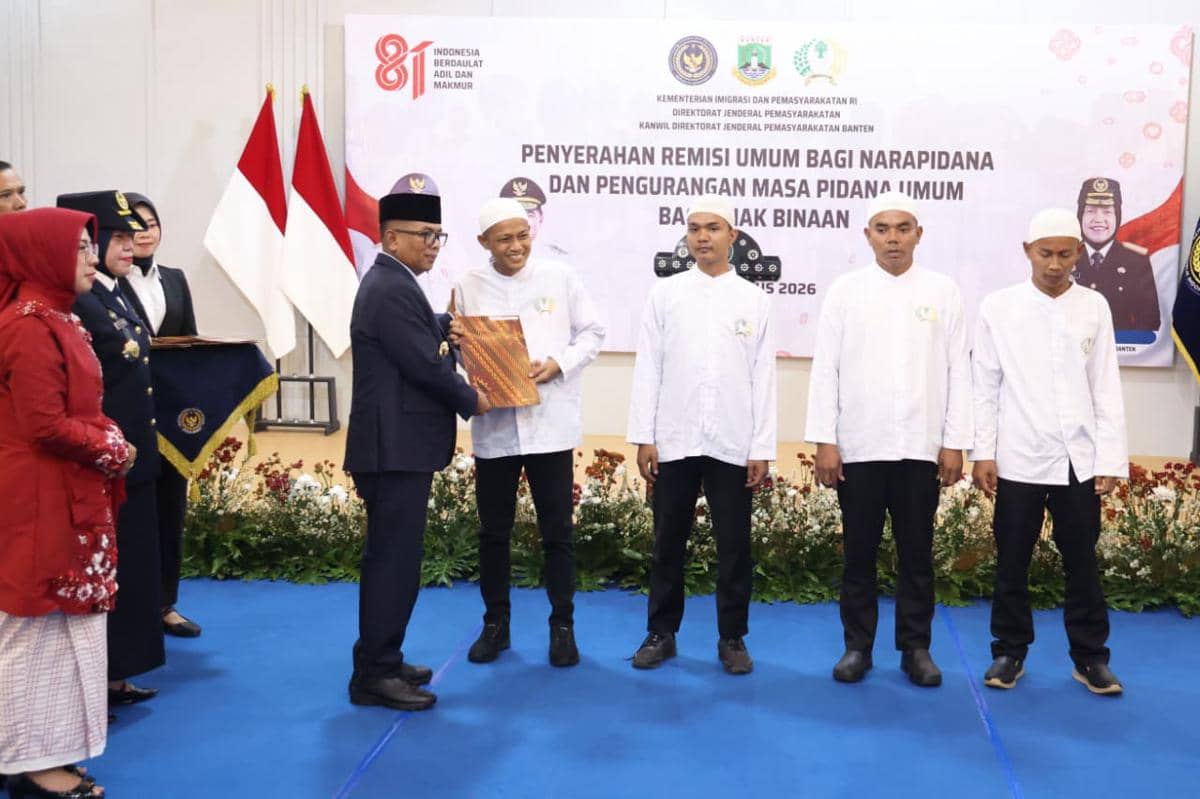 83 Napi Korupsi di Banten Dapat Remisi HUT RI, 1 Langsung Bebas