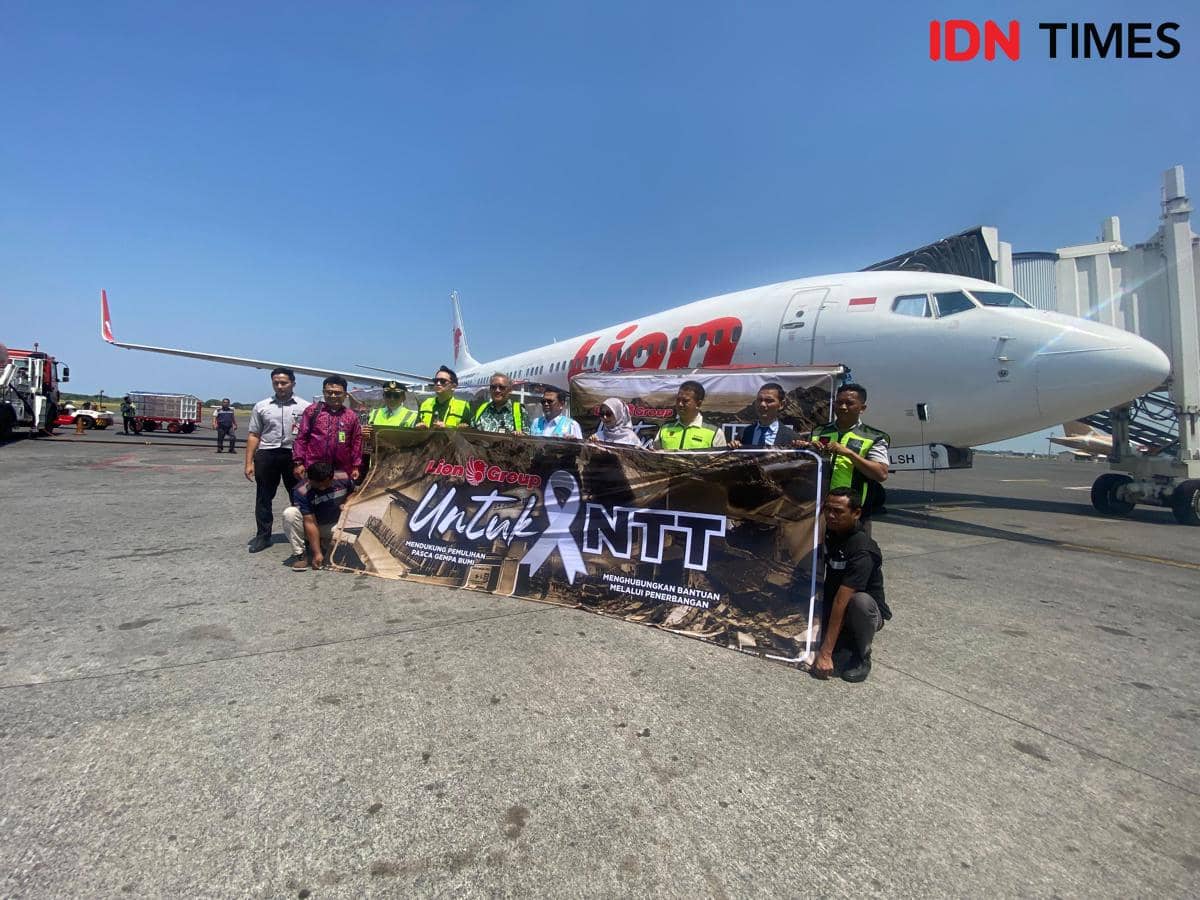 Lion Group Gratiskan Biaya Pengiriman Bantuan untuk Korban Bencana NTT