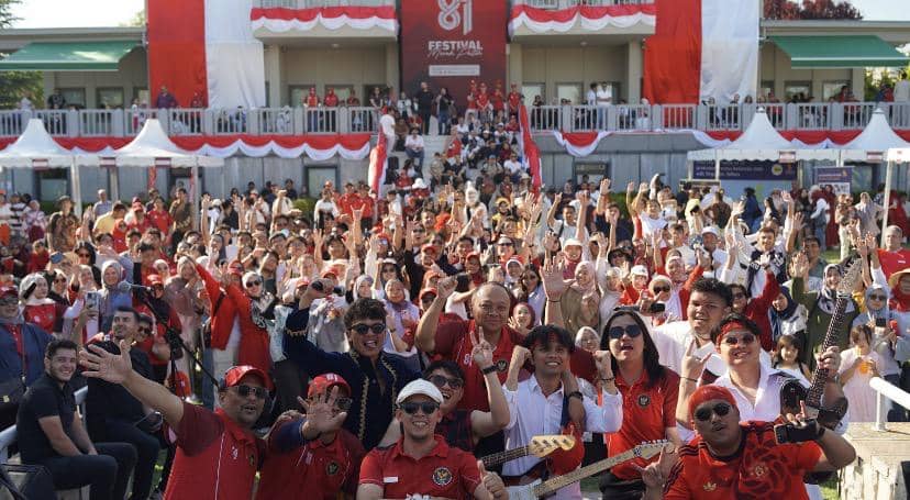 Ribuan Orang Meriahkan Festival Merah Putih di Ankara