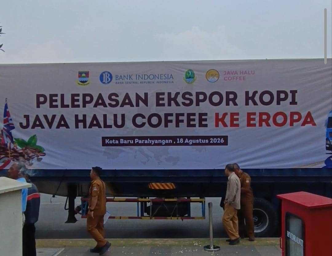 26 Ton Kopi Java Halu Bandung Barat Diekspor ke Benua Eropa
