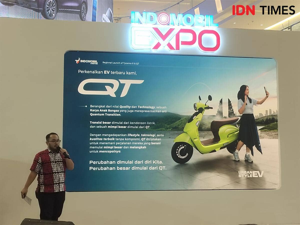 Tak Perlu SPKLU, Ini Keunggulan Motor Listrik QT Series dan Tyranno X