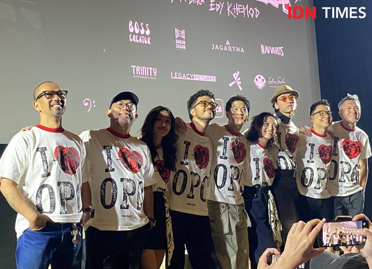 Konferensi pers film Operasi Pesta Copet digelar di bioskop XXI Plaza Senayan, Jakarta, Selasa 18 Agustus 2026.