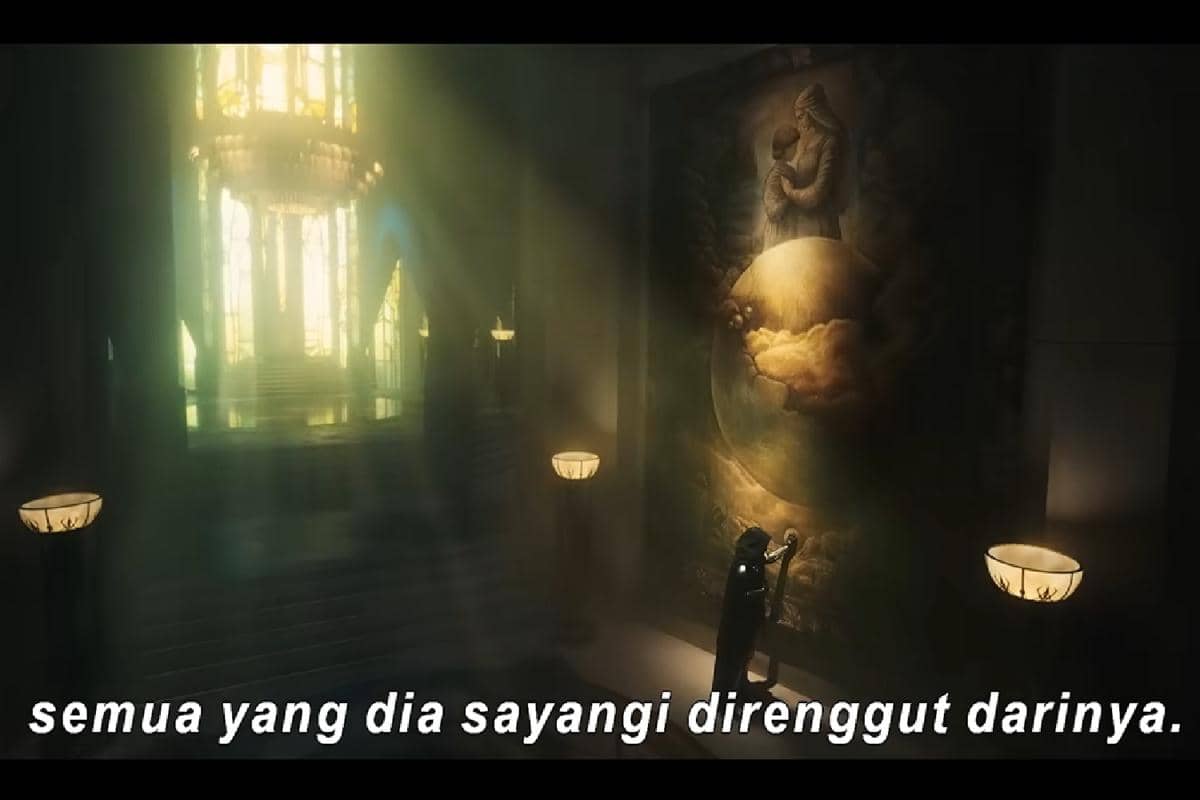 Doctor Doom melihat lukisan orang yang di sayangi