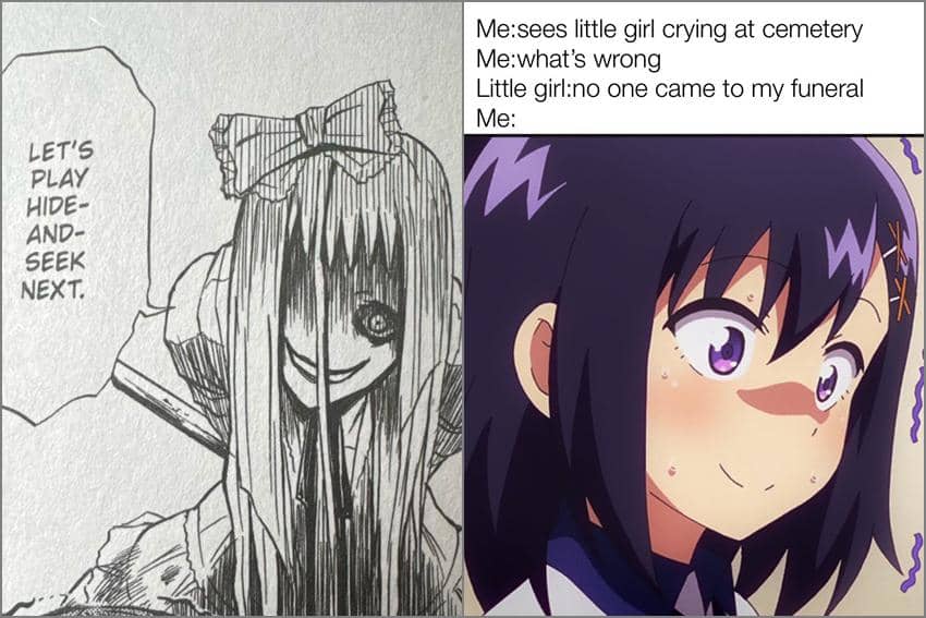 8 Meme Anime tentang Momen Menakutkan, Ada Hantu Anak Kecil!