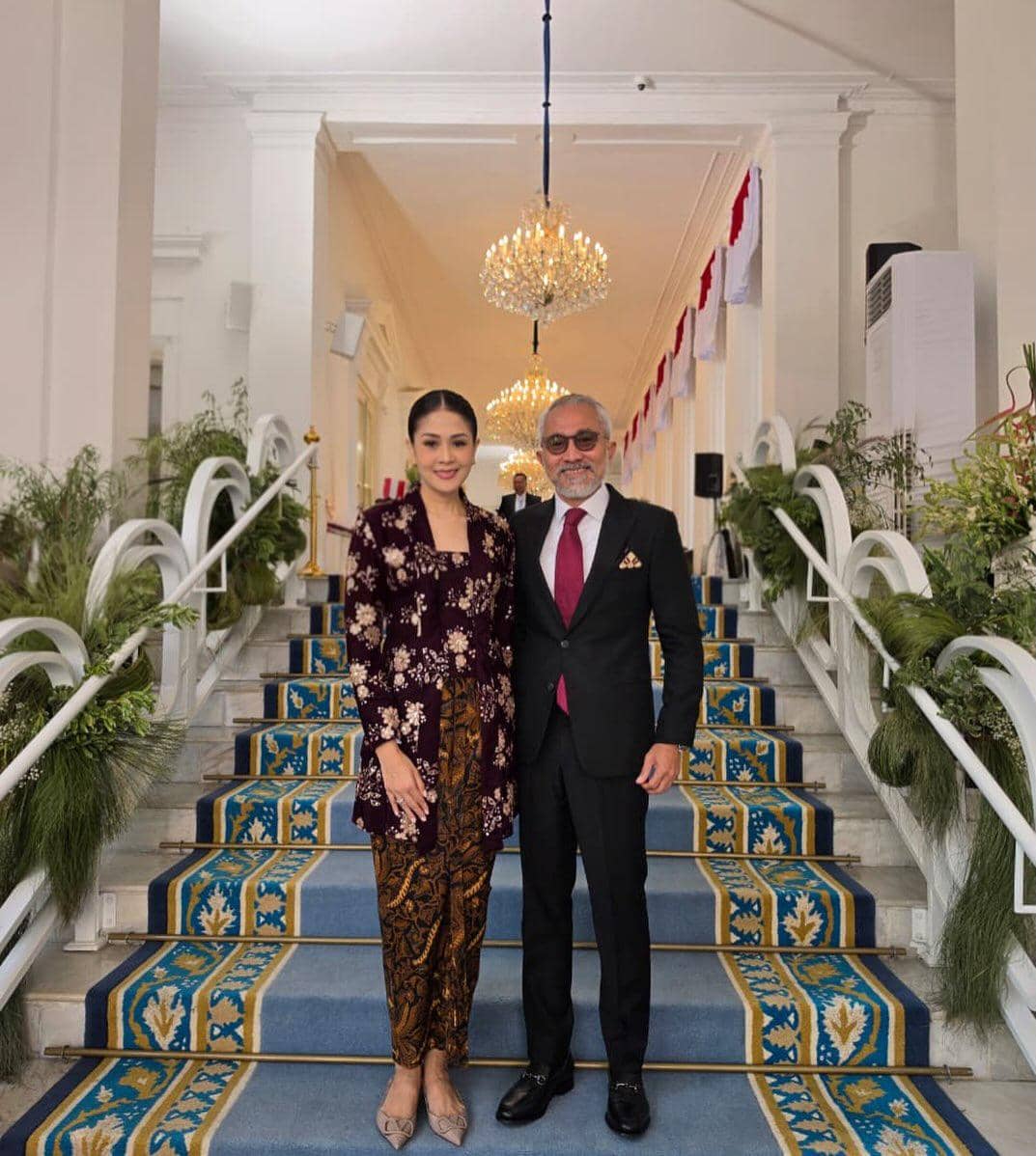Lukman Sardi dan Lia Lukman di Istana Negara