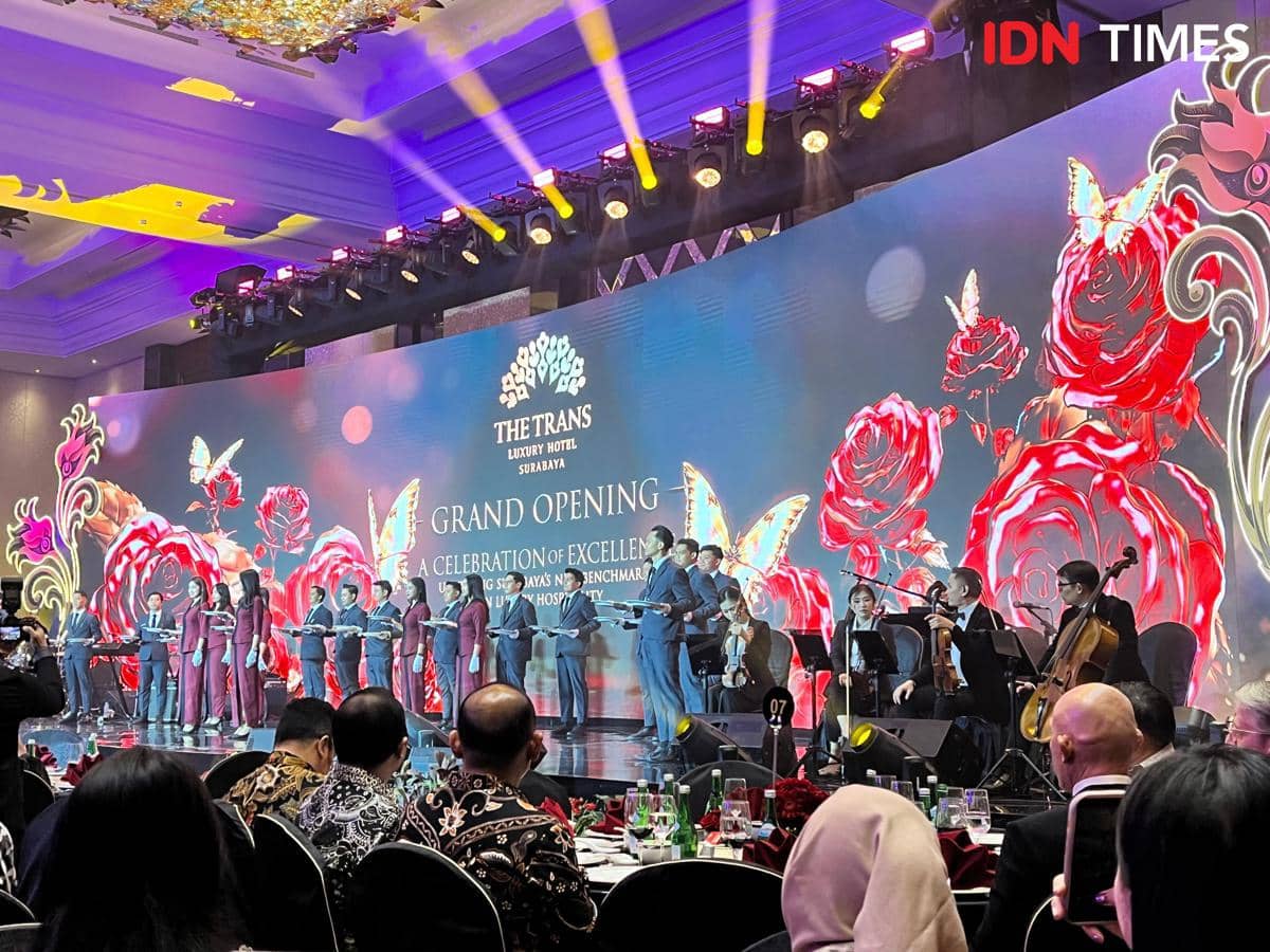 Potret kemeriahan grand opening The Trans Luxury Hotel Surabaya, 14 Agustus 2026