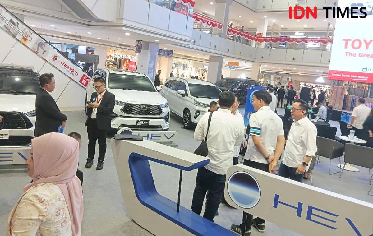 Toyota Space hadir di Atrium Mall Boemi Kedaton (MBK), Bandar Lampung 18-23 Agustus 2026. (IDN Times/Martin L Tobing).