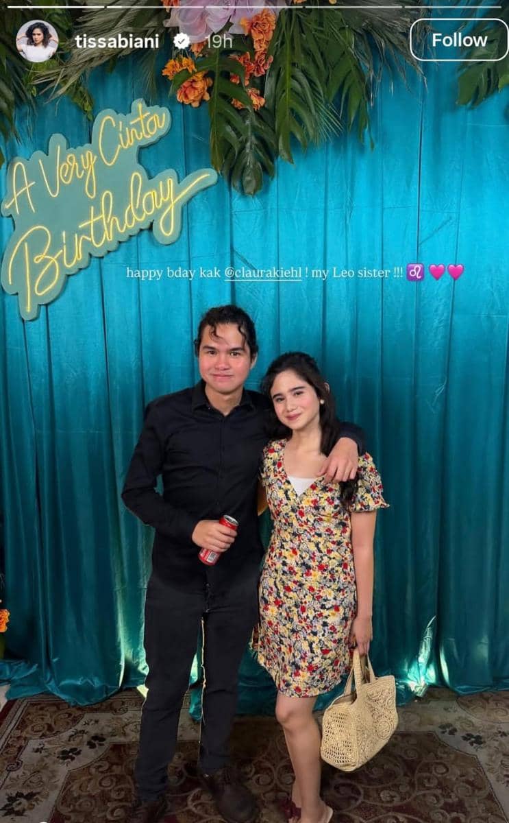 gaya Cinta Laura di pesta ulang tahunnya ke-33 tahun