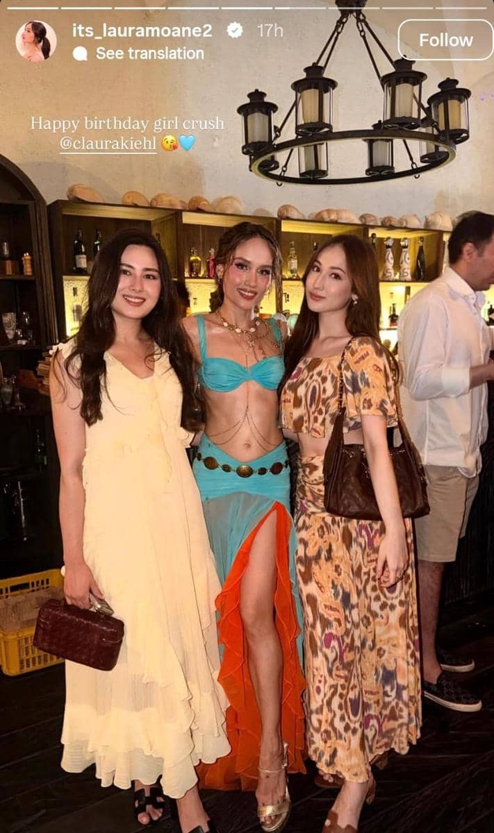 gaya Cinta Laura di pesta ulang tahunnya ke-33 tahun