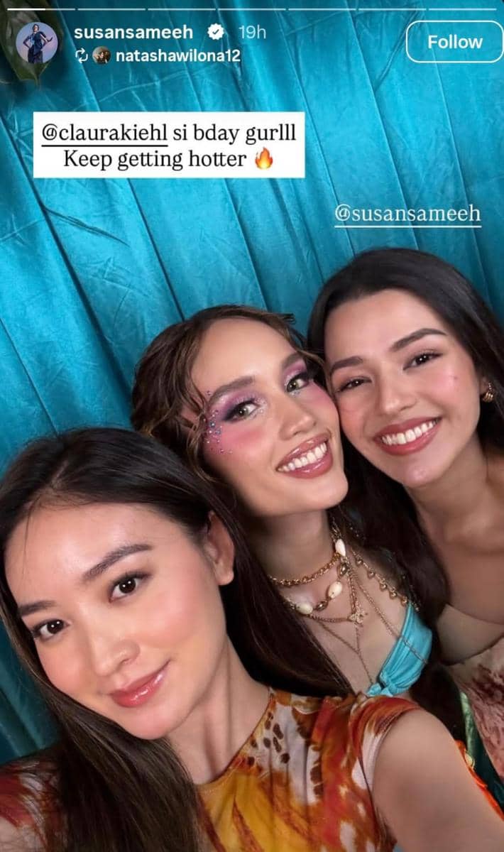 gaya Cinta Laura di pesta ulang tahunnya ke-33 tahun
