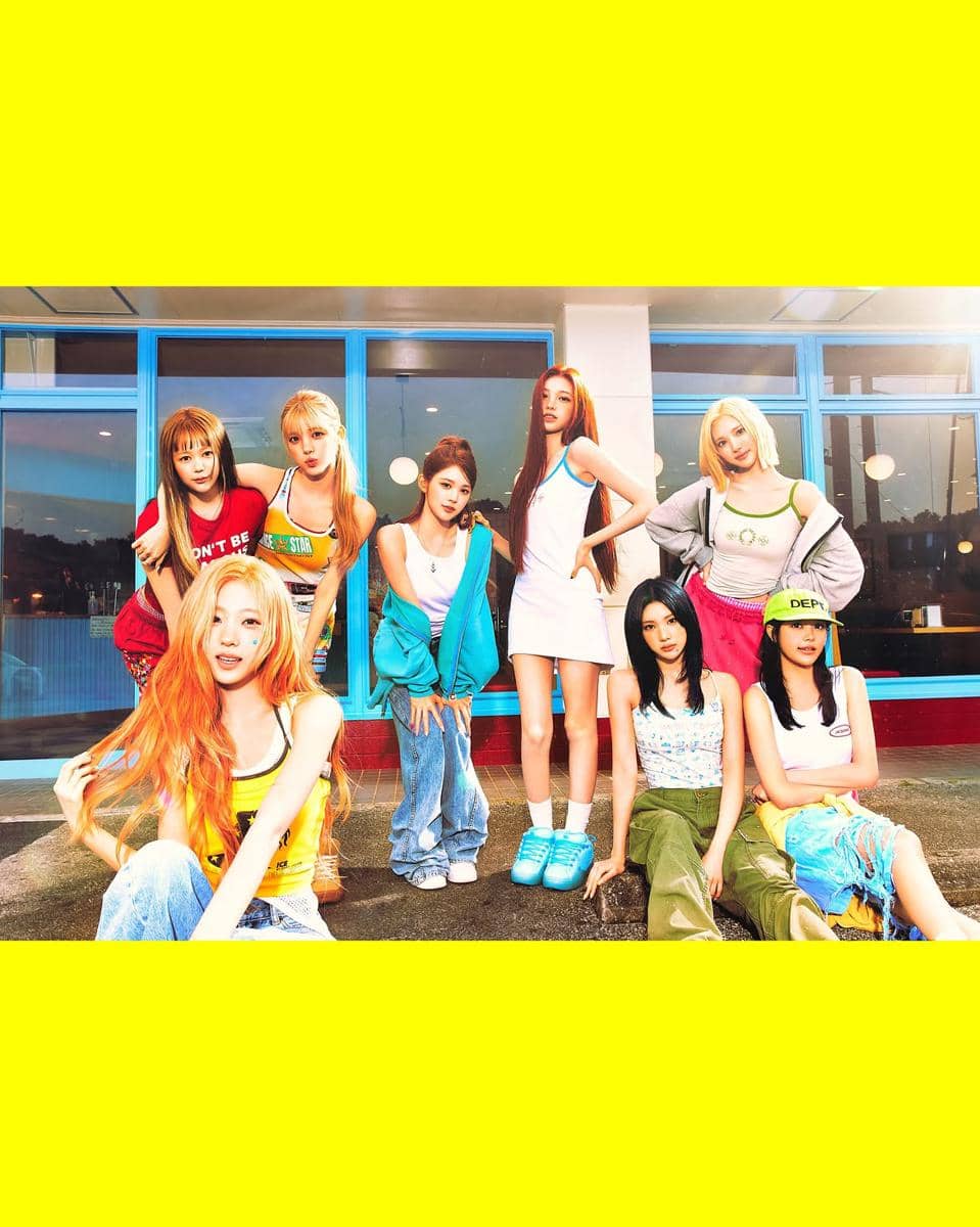 potret Hearts2Hearts dalam teaser image untuk mini album 'Lemon Tang'
