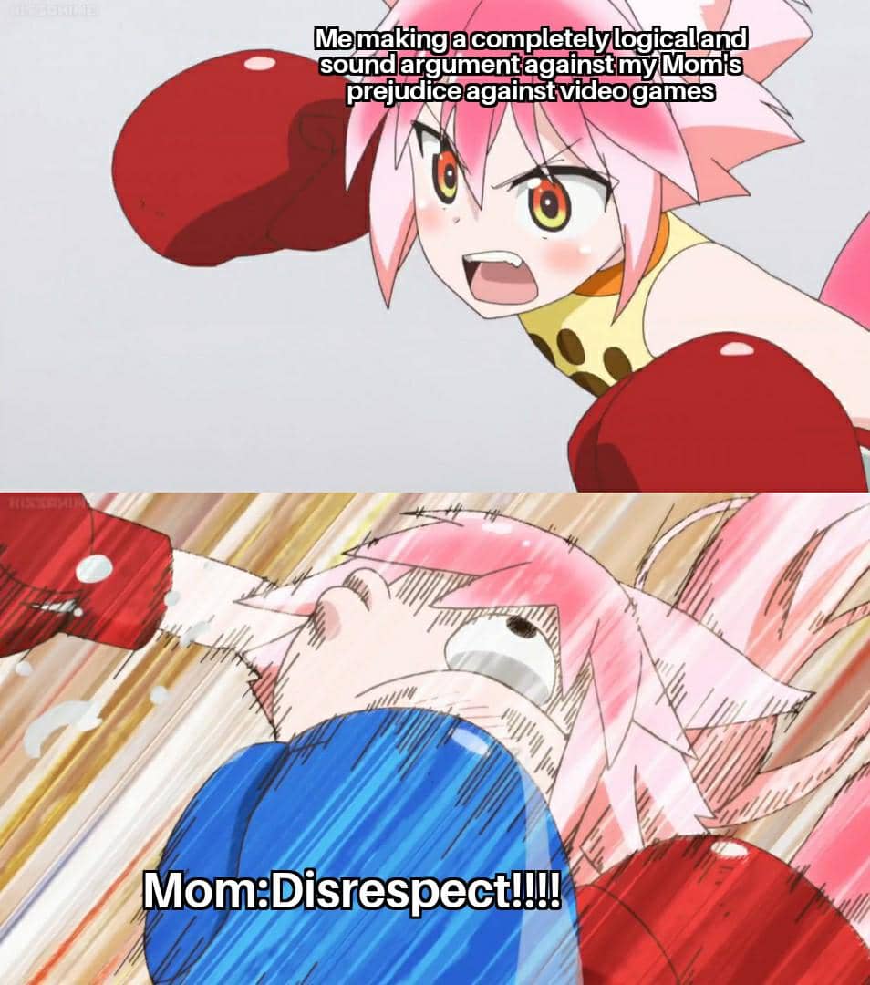 meme anime tentang video game