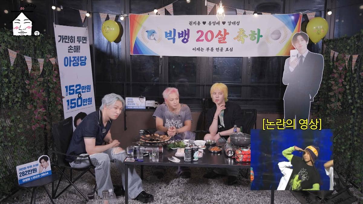 BIGBANG rayakan 20th anniversary sambil kemah di dalam ruangan