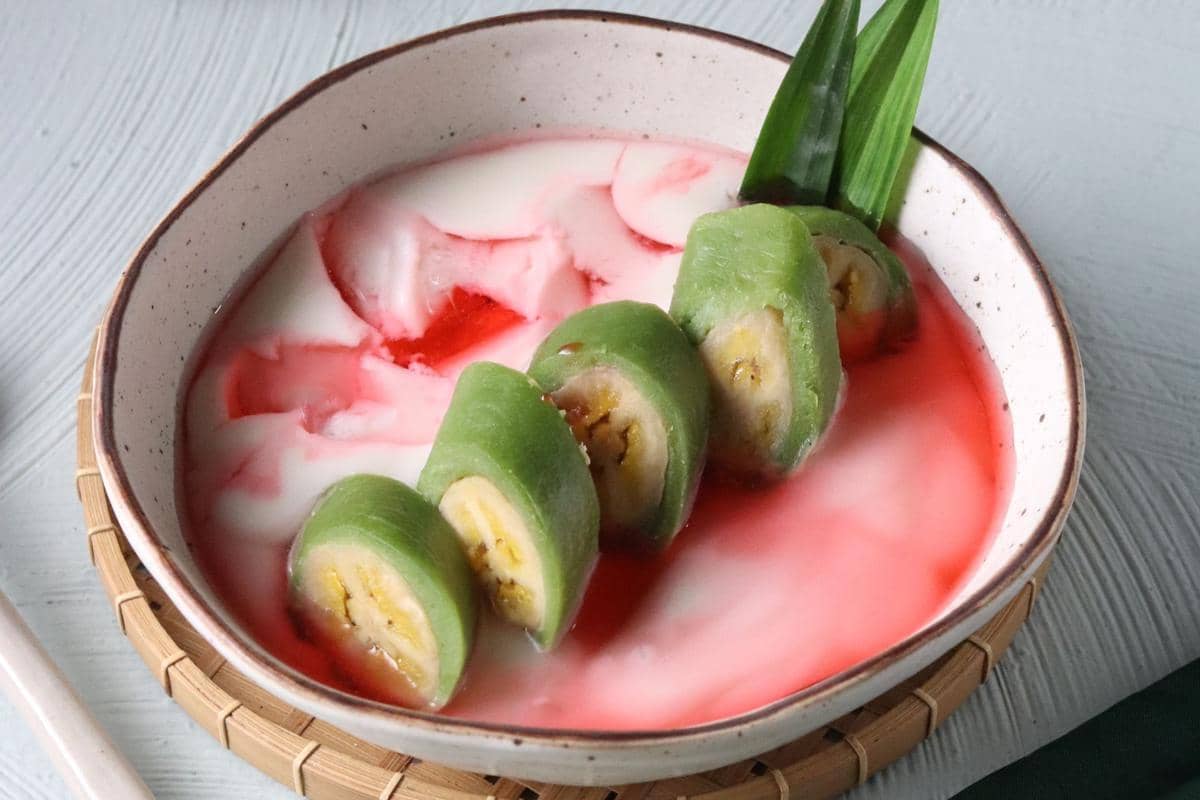 Resep Pisang Ijo Ubi Ungu Viral, Lembut dan Manisnya Bikin Ngiler