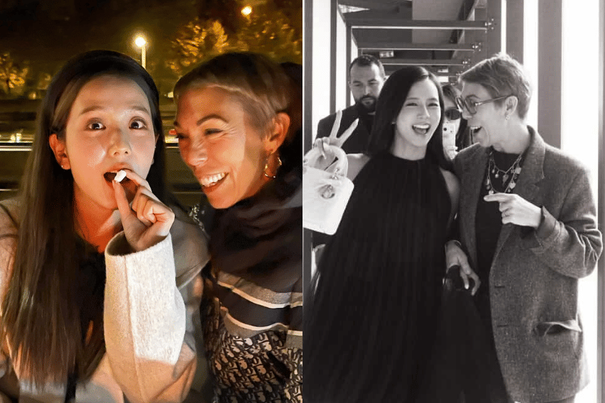 8 Potret Kedekatan Jisoo dan Mathilde Favier, PR Dior yang Meninggal
