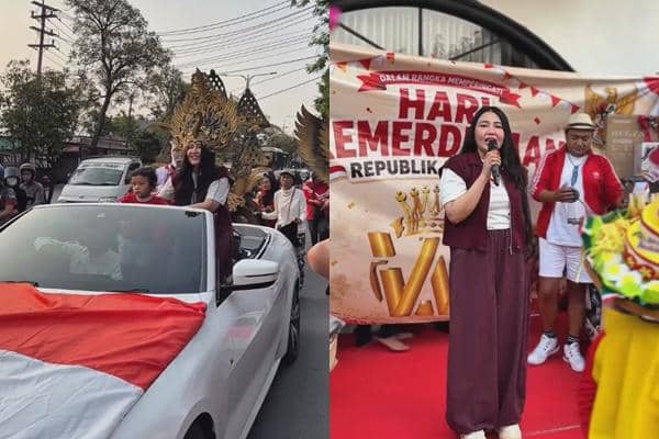 8 Potret Via Vallen Gelar Lomba 17-an 2026 Jalan Sehat Bareng Tetangga