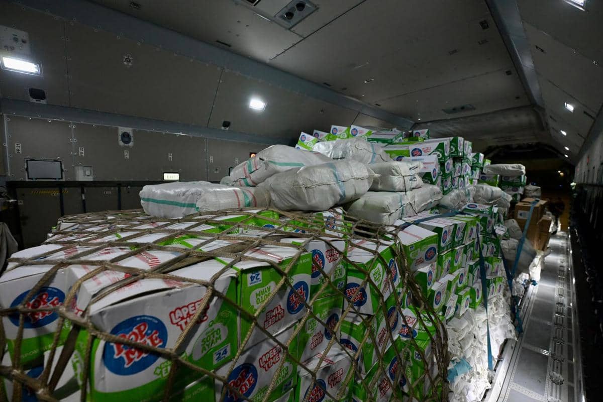 Pemerintah terus kirim bantuan logistik ke NTT (dok. Sekretariat Presiden)