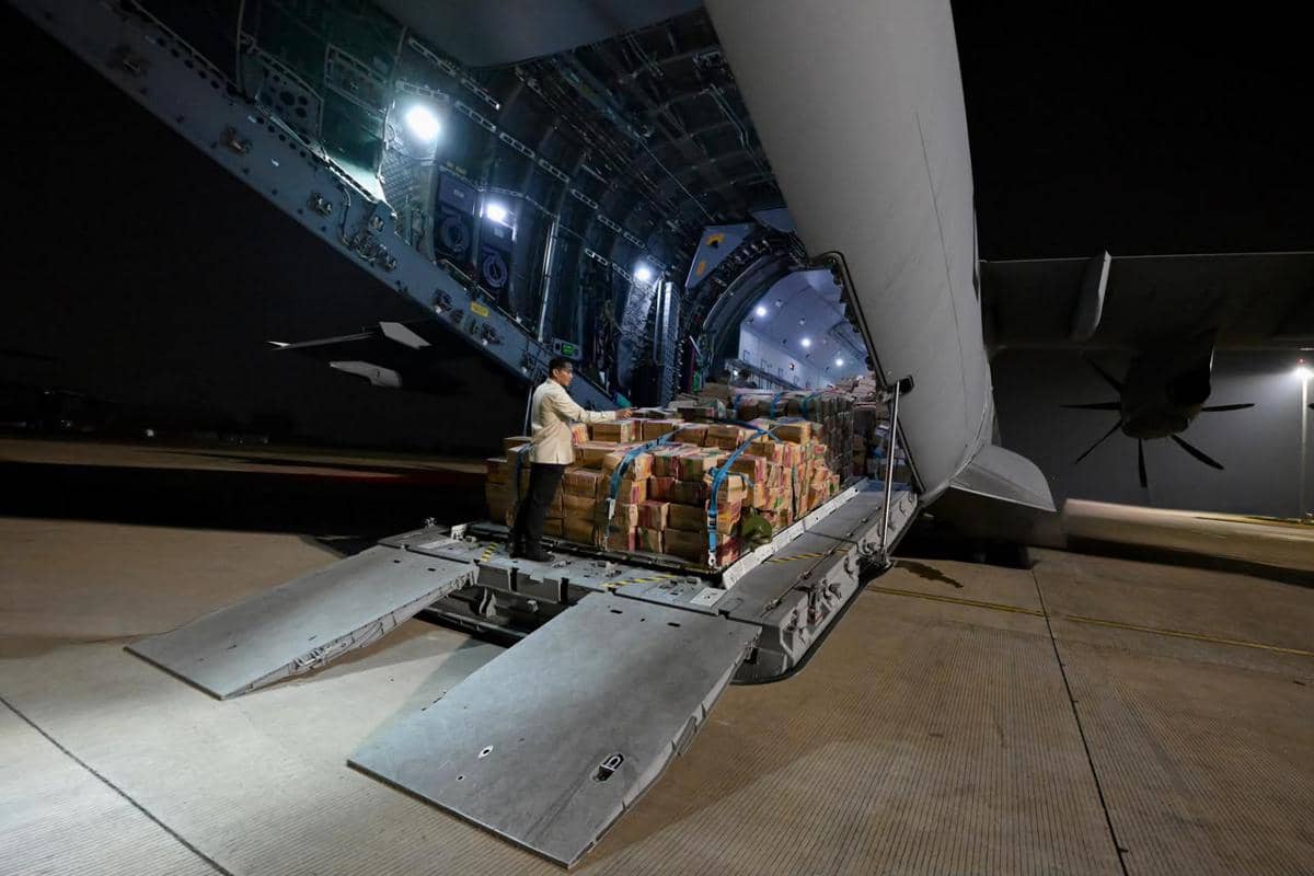 Pemerintah terus kirim bantuan logistik ke NTT (dok. Sekretariat Presiden)