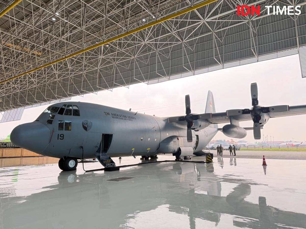GMF AeroAsia Sulap Pesawat Hercules TNI AU, Tambah Usia 20 Tahun
