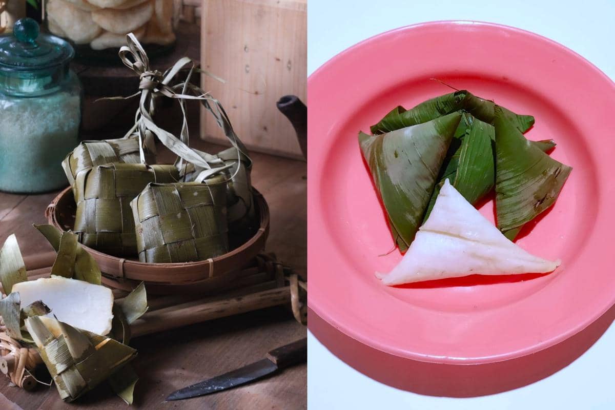 kolase ketupat biasa dan ketupat sumpil