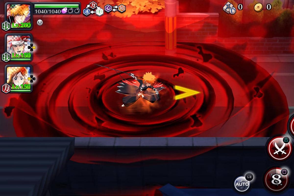 cuplikan gameplay Bleach: Brave Souls