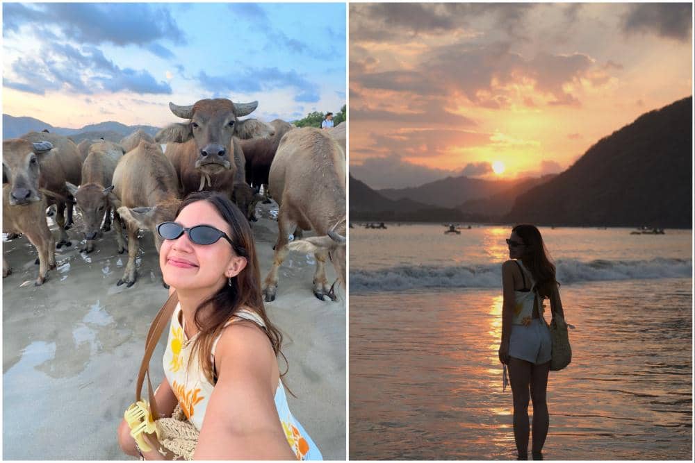 10 Potret Bella Graceva Main di Pantai Selong Belanak, Lombok