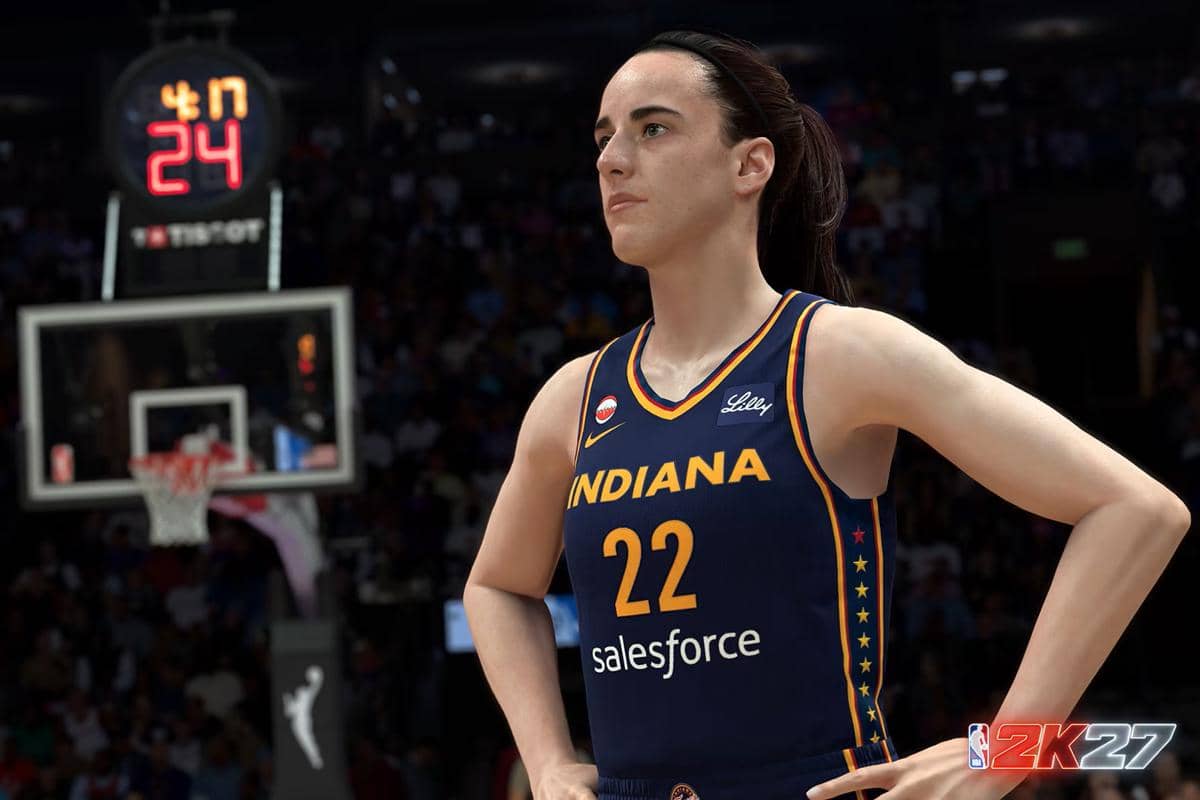 Caitlin Clark di NBA 2K27