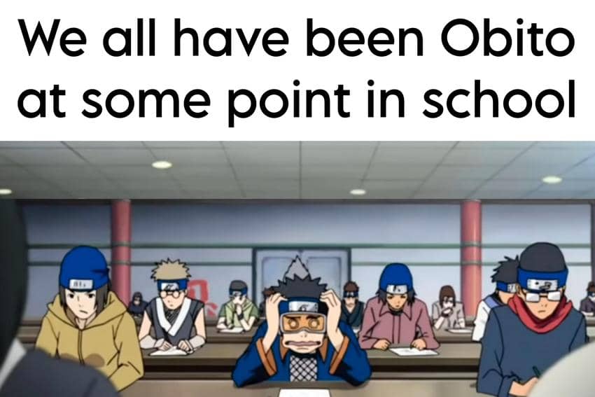 8 Meme Naruto tentang Sekolah, Pusing pas Lagi Ujian!