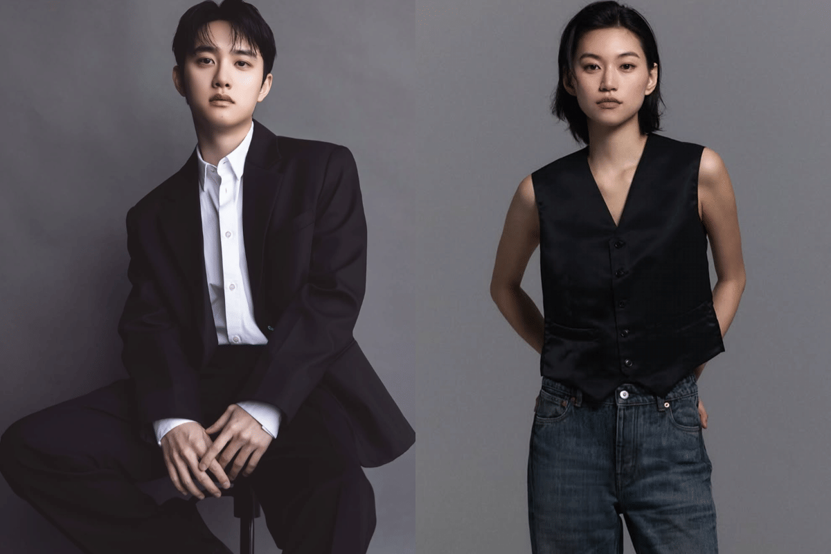 potret D.O. EXO dan Kim Do Yeon