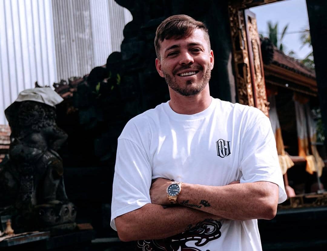 Queven da Silva Inacio saat diperkenalkan oleh manajamen Bali United.