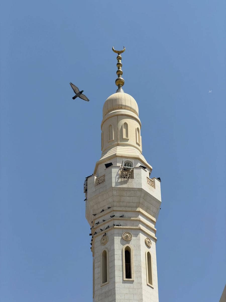 Ummi Quary saat di masjid Nabawi