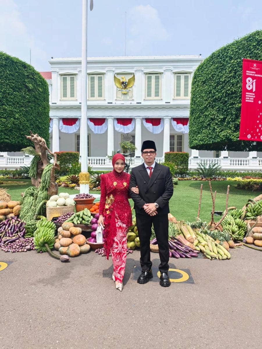 Gaya Aurel dan Atta di Upacara Kemerdekaan (instagram.com/aurelie.hermansyah)