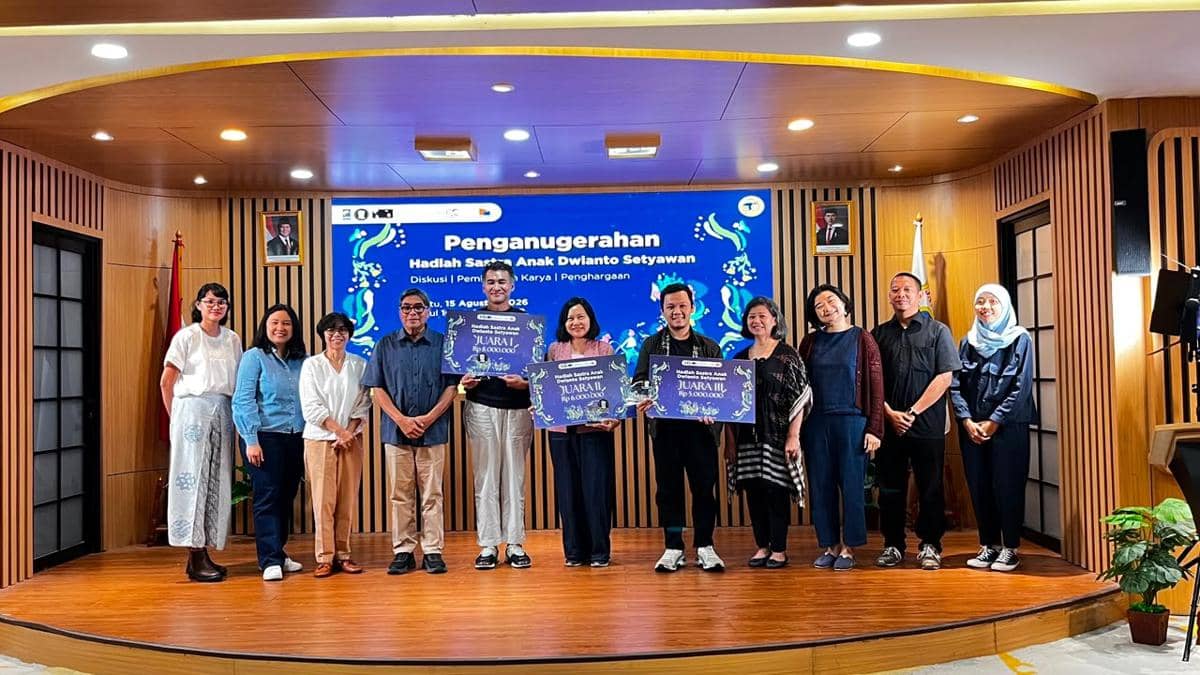 Tiga Novel Menang Hadiah Sastra Anak Dwianto Setyawan 2026