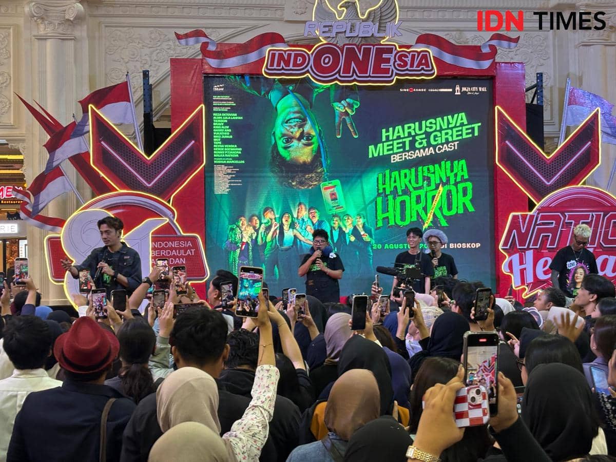 Reza Arap Mengaku Gugup Debut Jadi Sutradara Film Harusnya Horror