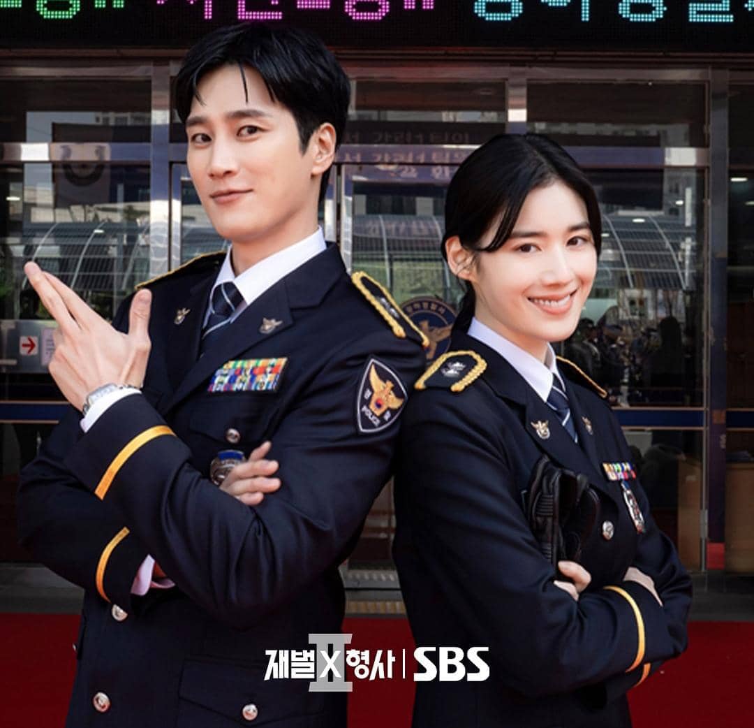 Still cut salah satu adegan drama Flex X Cop Season 2 dari unggahan akun Instagram resmi SBS Drama.