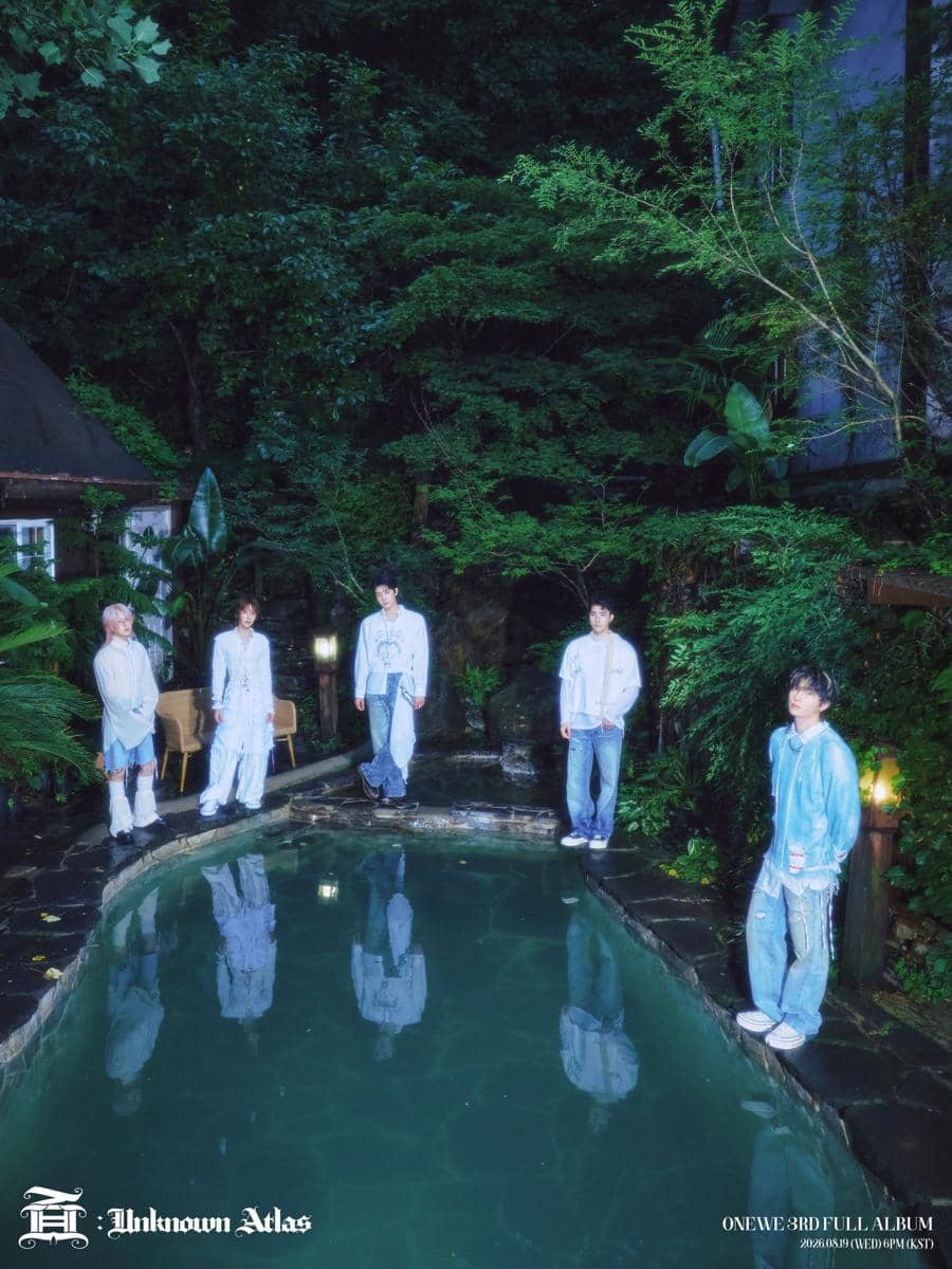 potret ONEWE dalam foto konsep album 面 : Unknown Atlas
