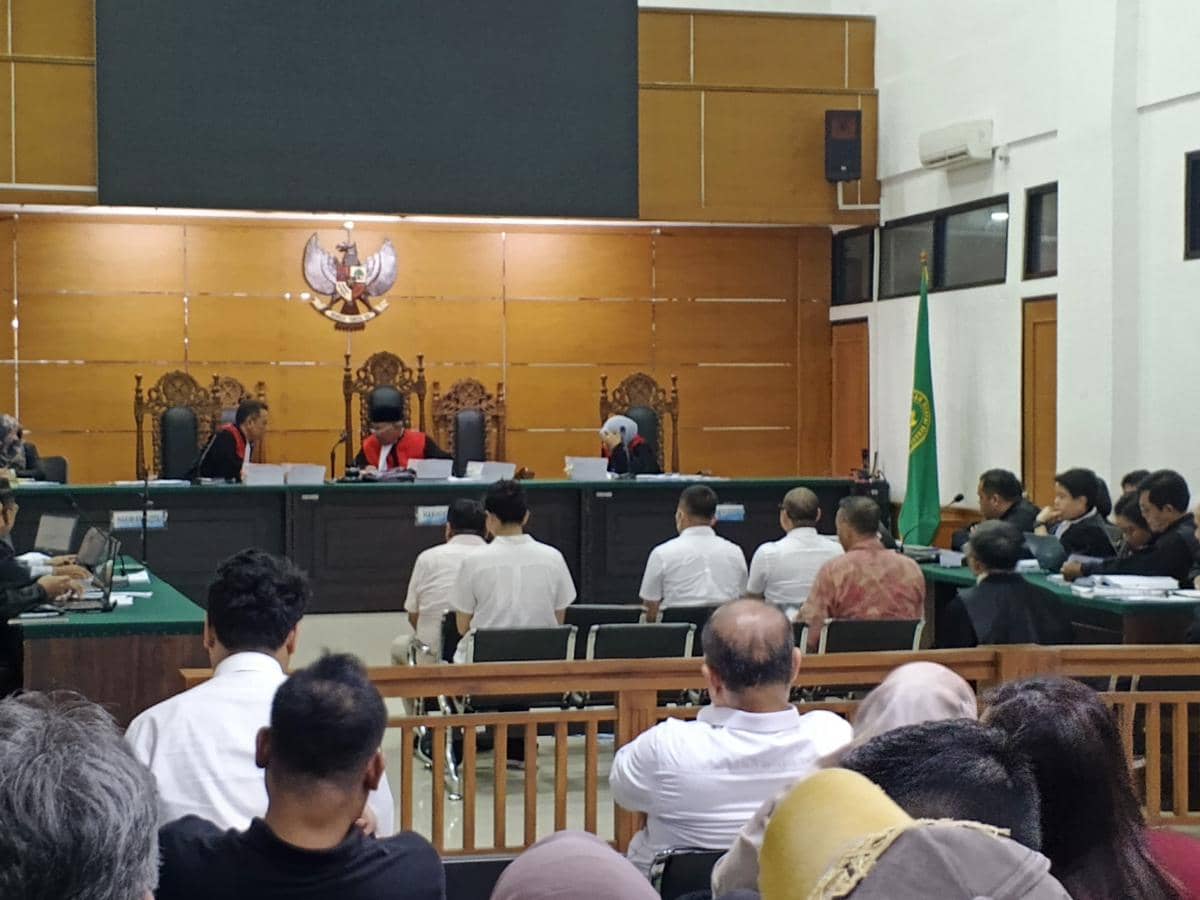 Tiga jaksa dan dua swasta pemeras WN Korea (Dok. Khaerul Anwar)