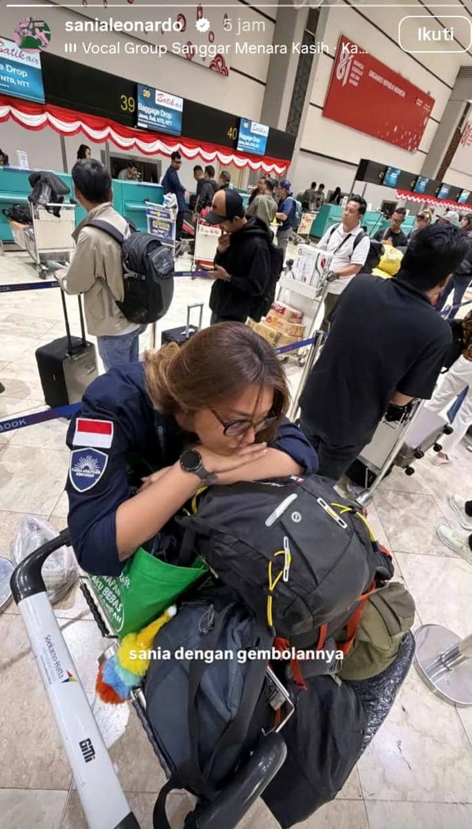 Sania Leonardo jadi relawan bencana gempa bumi di NTT
