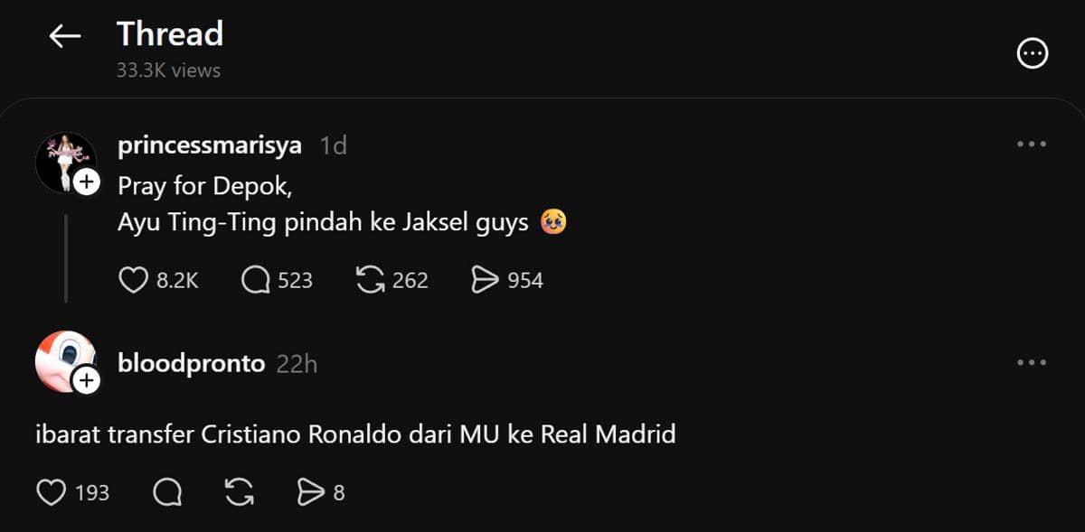 7 Komentar Kocak Warganet usai Ayu Ting Ting Pindah ke Jaksel